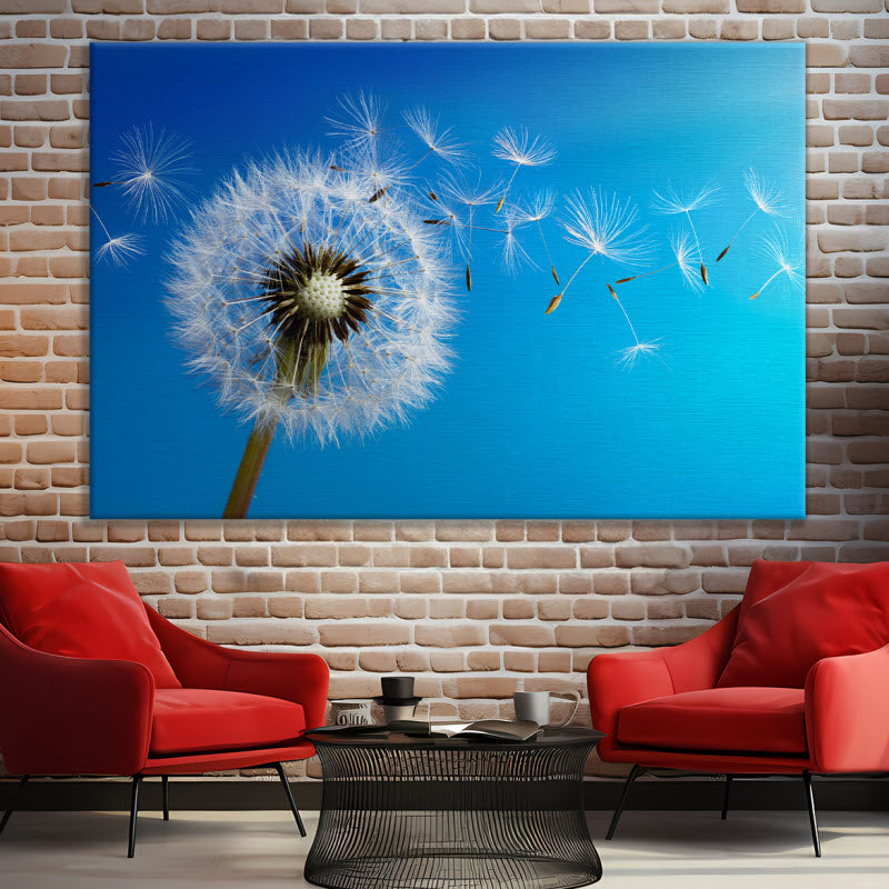 Leinwand mit Motiv: Pusteblume