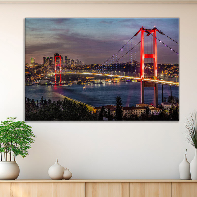 Leinwand mit Motiv: Istanbul Bosporusbrücke