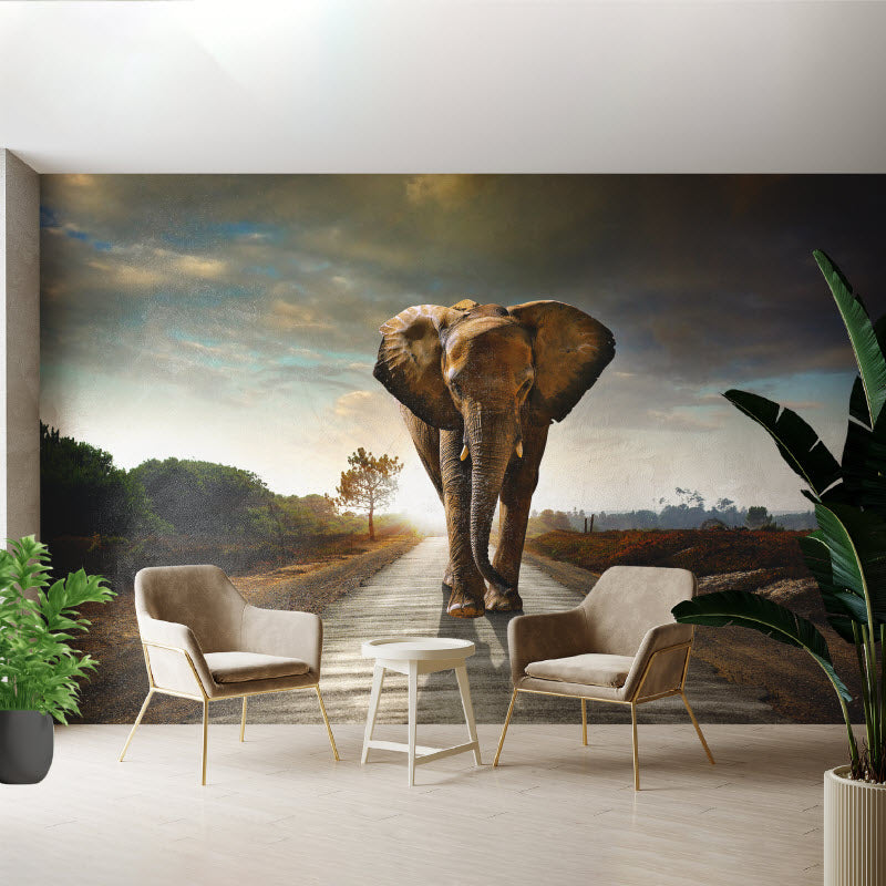 Tapete mit Motiv: Der Elefant