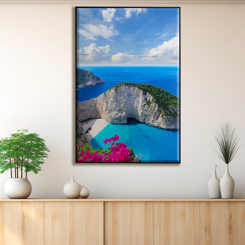 Akustikstoff mit Motiv: Zakinthos in Griechenland