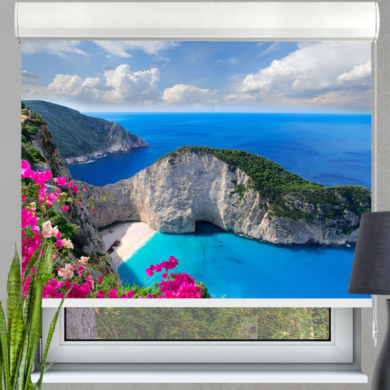 Kassettenrollo mit Motiv: Zakinthos in Griechenland