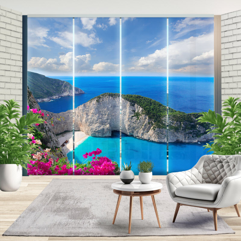 Schiebegardine mit Motiv: Zakinthos in Griechenland