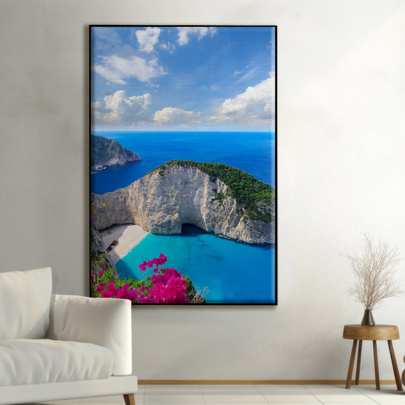 Textilspannrahmen mit Motiv: Zakinthos in Griechenland