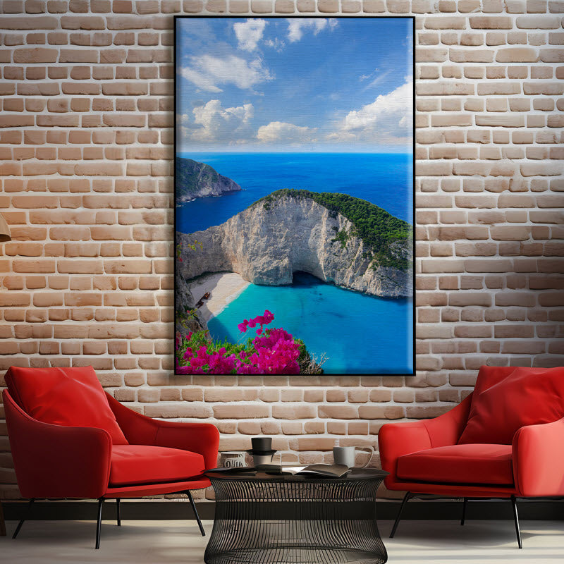 Textilspannrahmen mit Motiv: Zakinthos in Griechenland