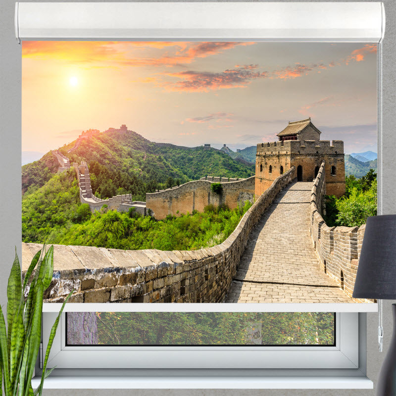 Kassettenrollo mit Motiv: Jinshanling - Chinesiche Mauer