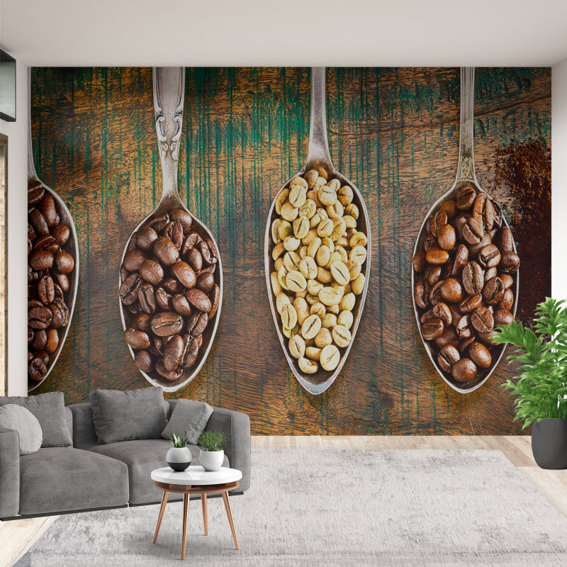 Tapete mit Motiv: Kaffeebohnen Allerlei