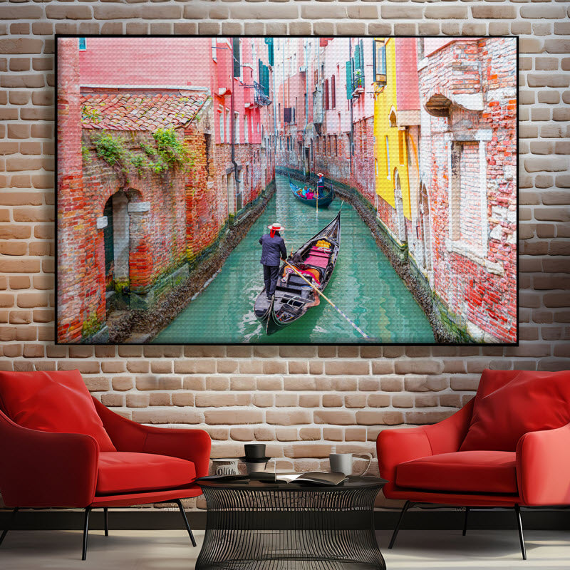 Akustikstoff mit Motiv: Venedig