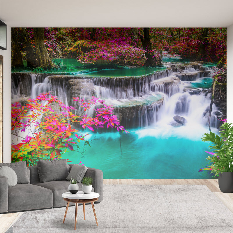 Tapete mit Motiv: Wasserfall in Thailand Kanchanaburi