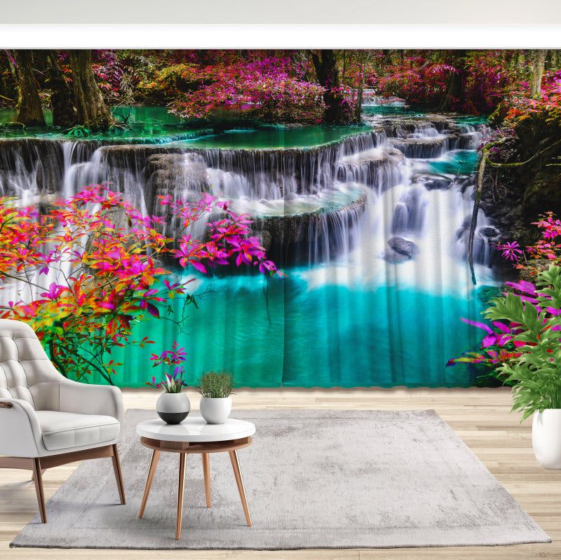 Fotovorhang: Wasserfall in Thailand Kanchanaburi
