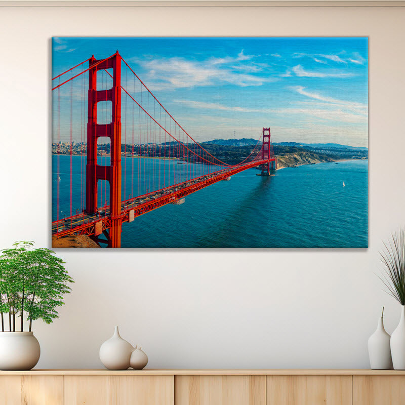 Leinwand mit Motiv: Golden Gate Brücke