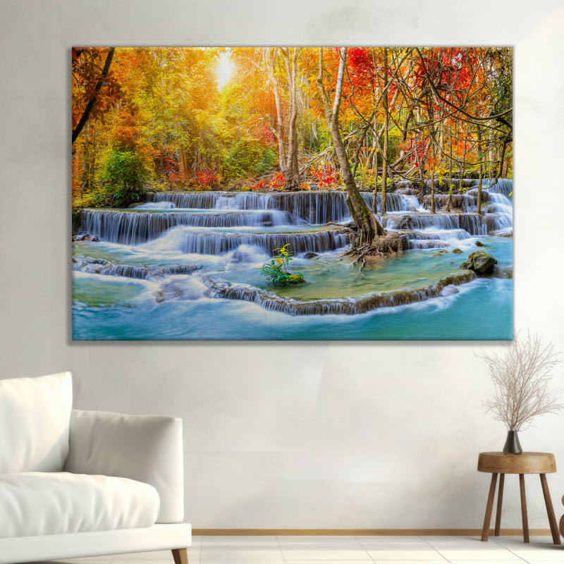 Leinwand mit Motiv: Wasserfall im National Park