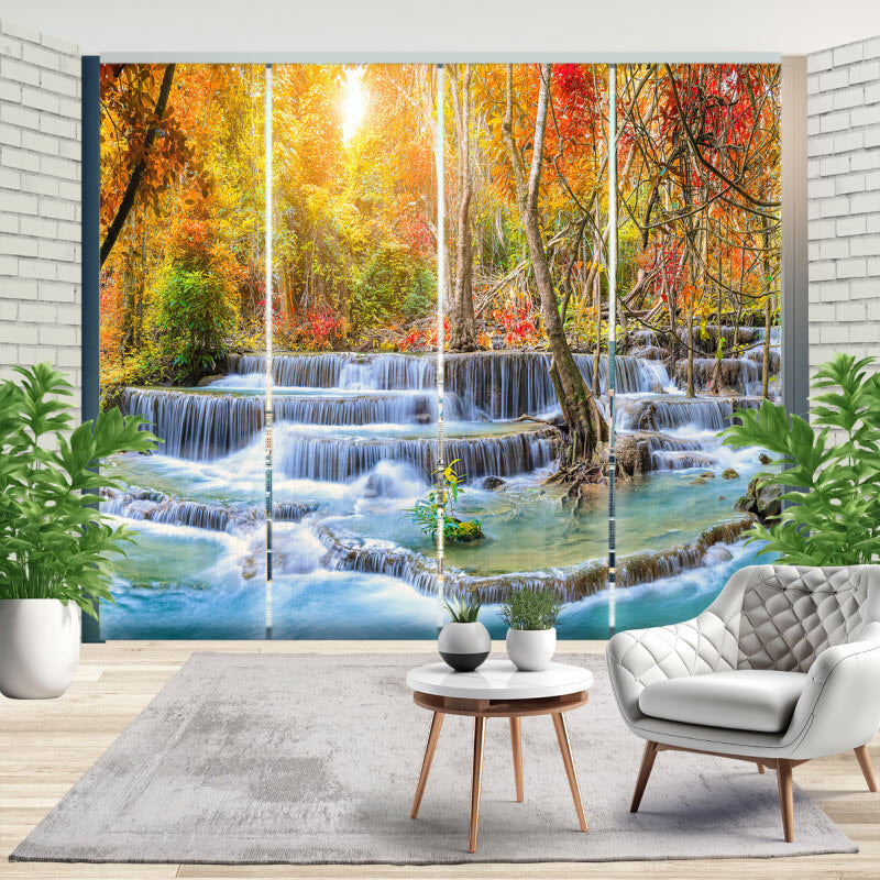 Schiebegardine mit Motiv: Wasserfall im National Park