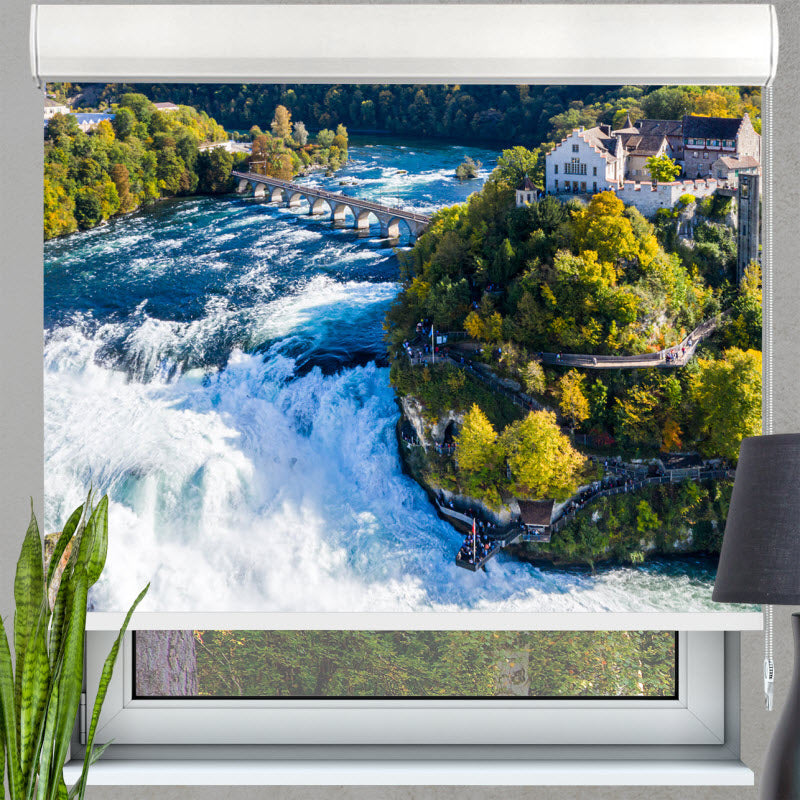 Kassettenrollo mit Motiv: Rheinfall in der Schweiz