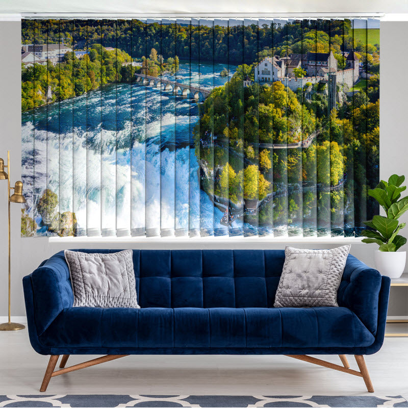 Lamellenvorhang mit Motiv: Rheinfall in der Schweiz