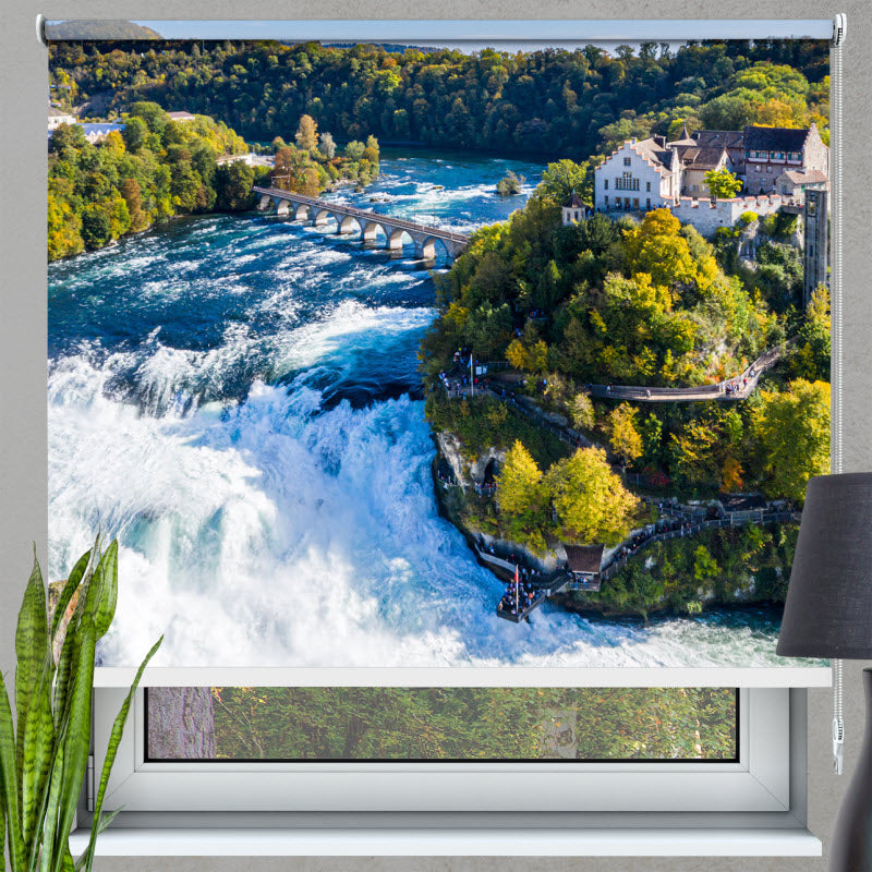 Rollo mit Motiv: Rheinfall in der Schweiz