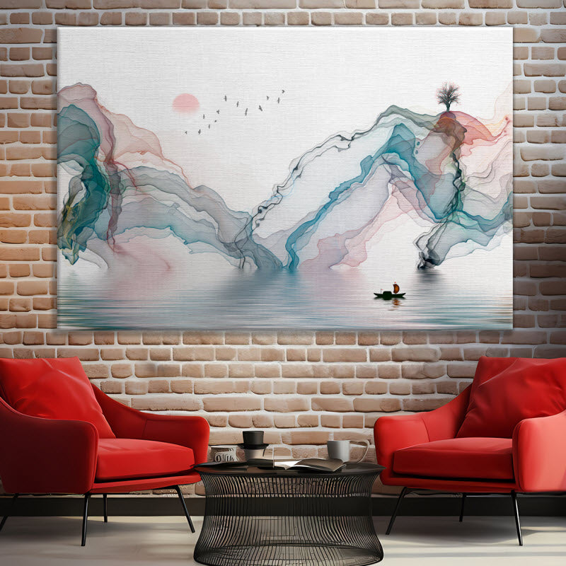 Leinwand mit Motiv: Handgemalt