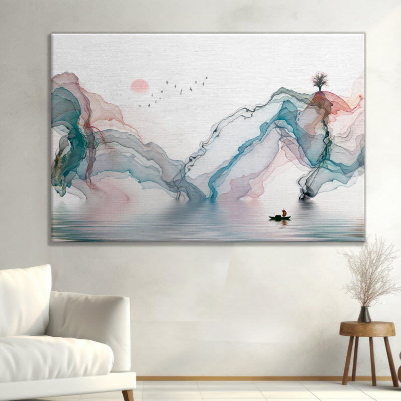 Leinwand mit Motiv: Handgemalt