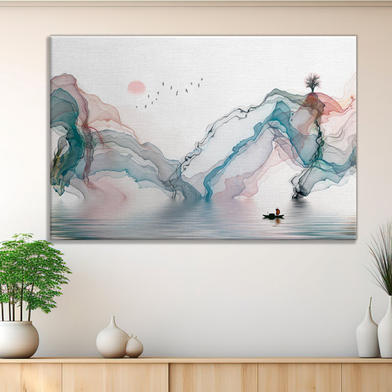 Leinwand mit Motiv: Handgemalt