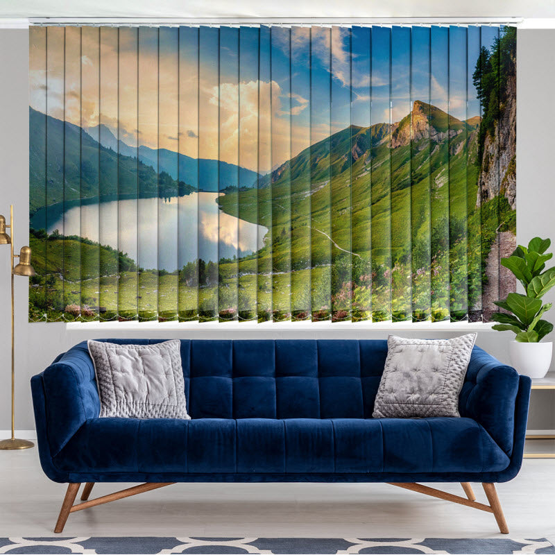 Lamellenvorhang mit Motiv: Traualpsee