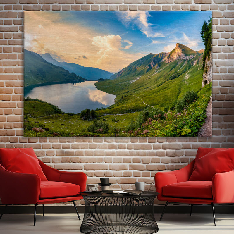 Leinwand mit Motiv: Traualpsee