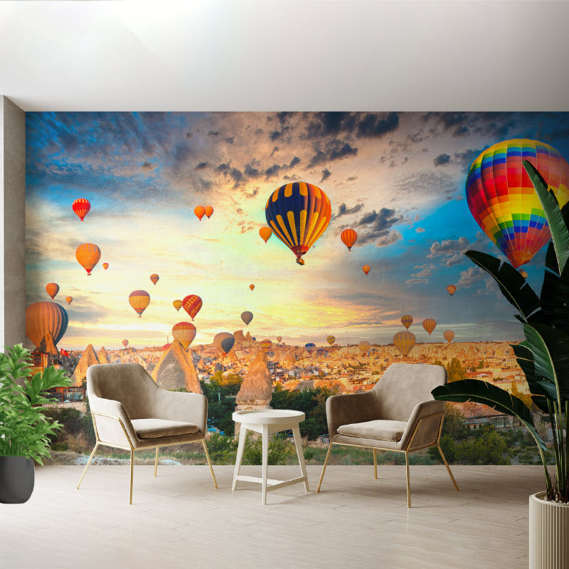 Tapete mit Motiv: Heißluftballons über Kappadokien