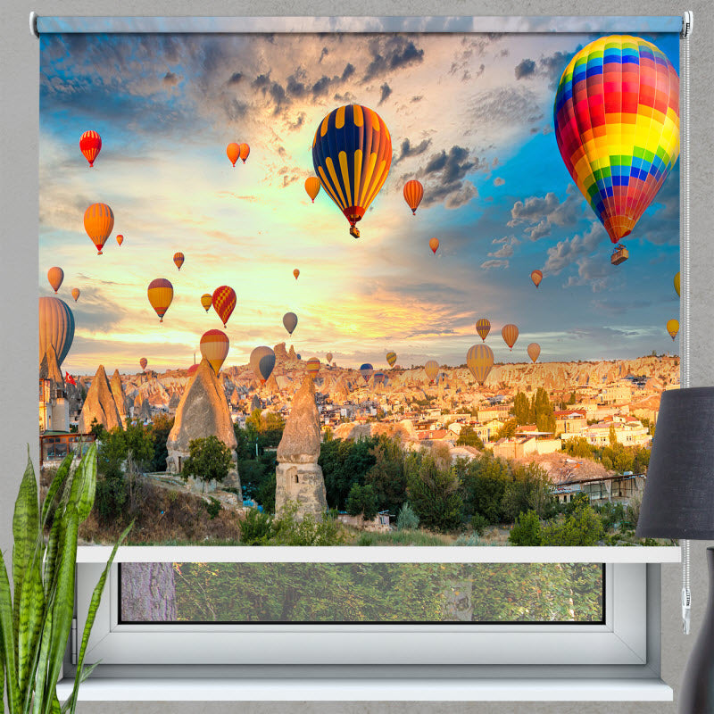 Rollo mit Motiv: Heißluftballons über Kappadokien
