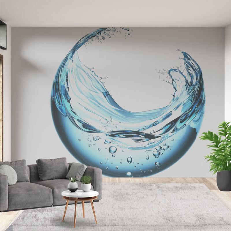 Tapete mit Motiv: Kugel aus Wasser