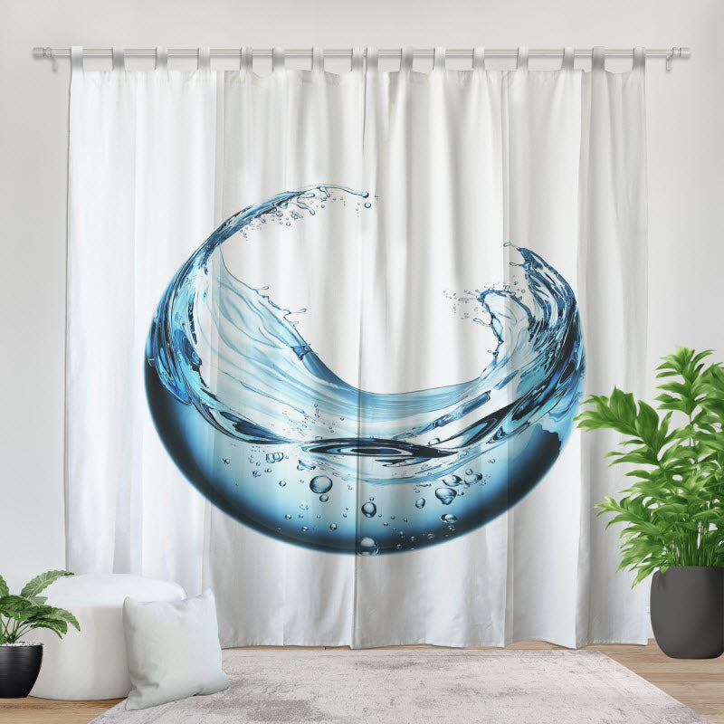 Fotovorhang: Kugel aus Wasser