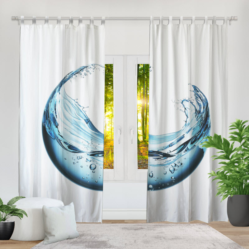 Fotovorhang: Kugel aus Wasser