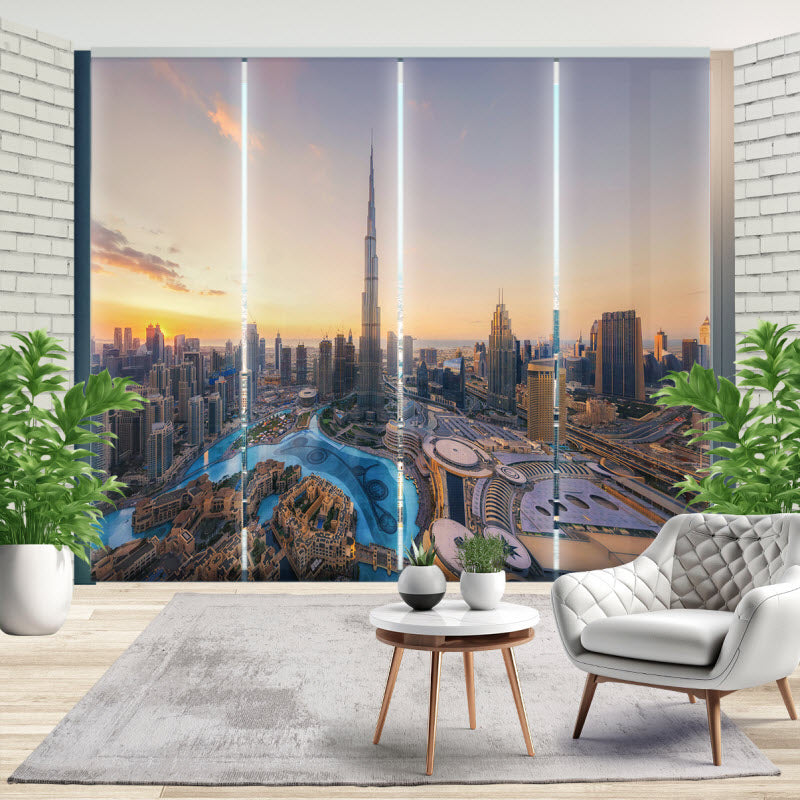 Schiebegardine mit Motiv: Burj Khalifa - Dubai