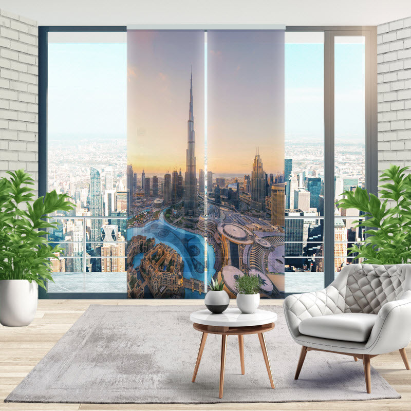 Schiebegardine mit Motiv: Burj Khalifa - Dubai