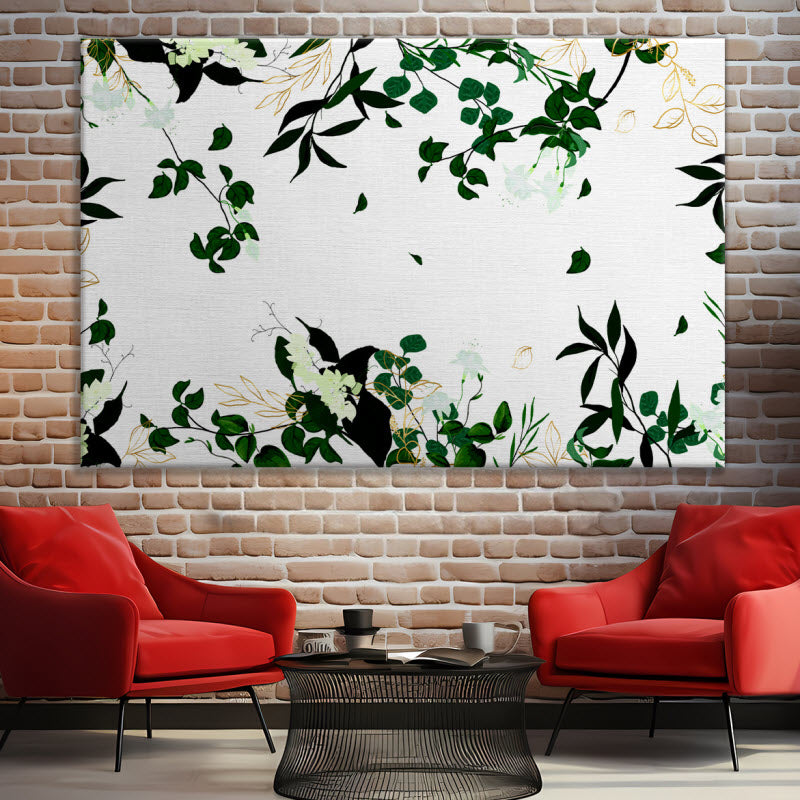 Leinwand mit Motiv: Botanischer Hintergrund