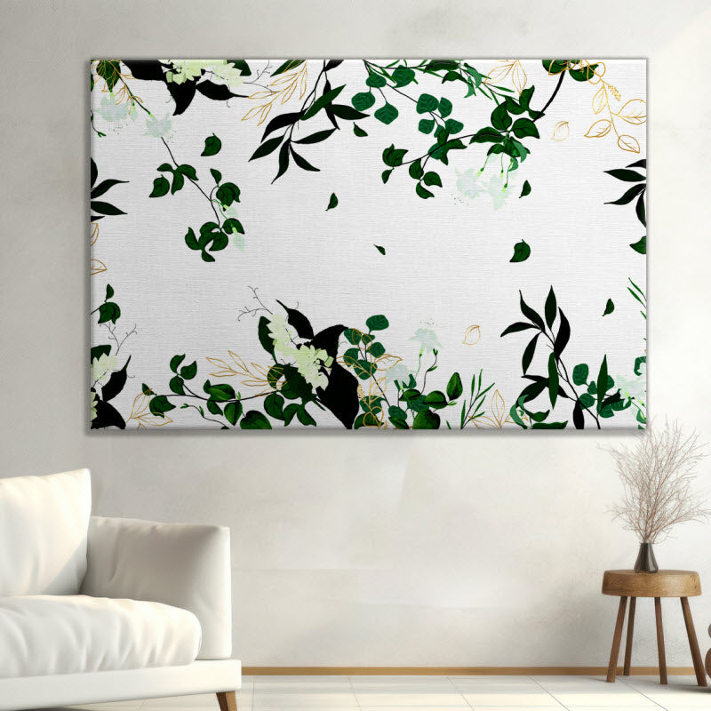 Leinwand mit Motiv: Botanischer Hintergrund