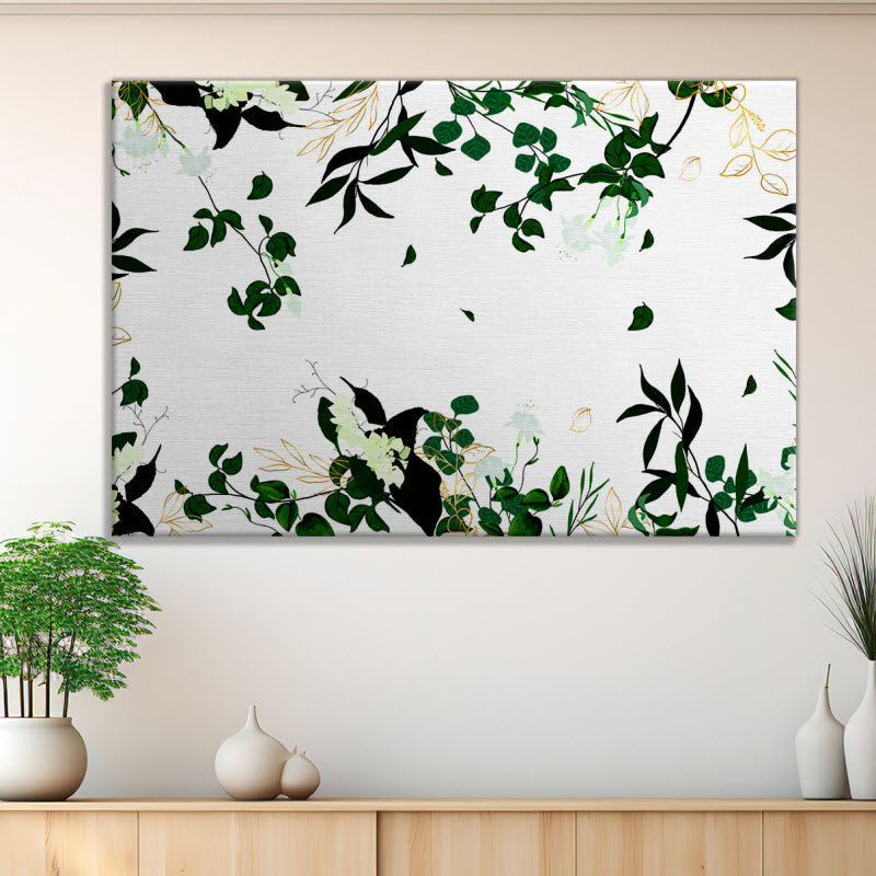 Leinwand mit Motiv: Botanischer Hintergrund