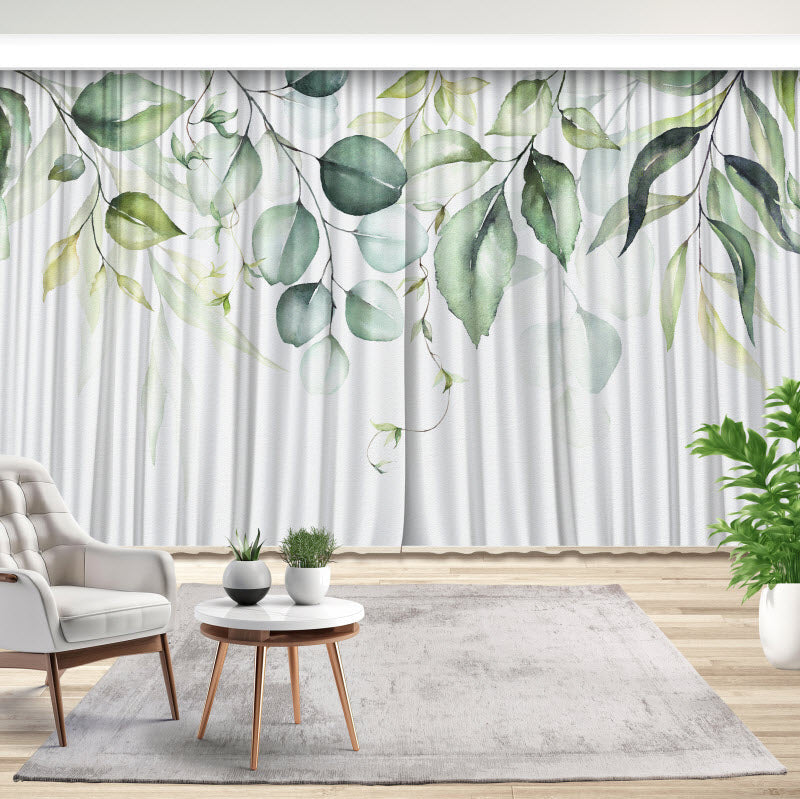 Fotovorhang: Grüne Blätter