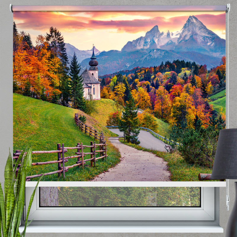 Rollo mit Motiv: Sonnenaufgang in den Alpen