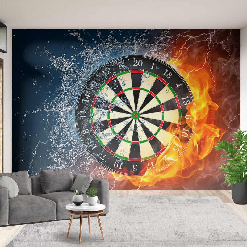 Tapete mit Motiv: Dartscheibe