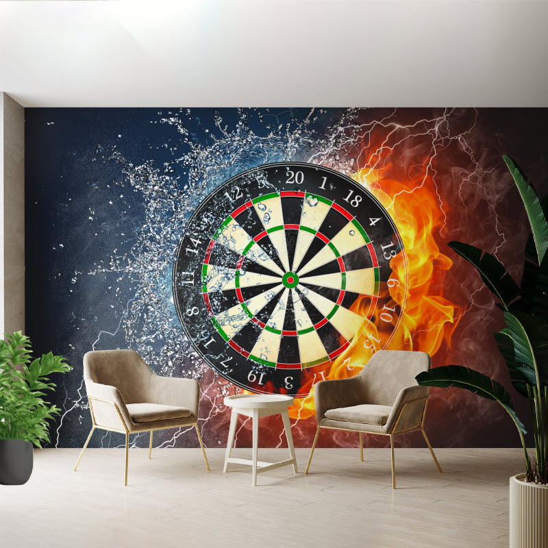 Tapete mit Motiv: Dartscheibe