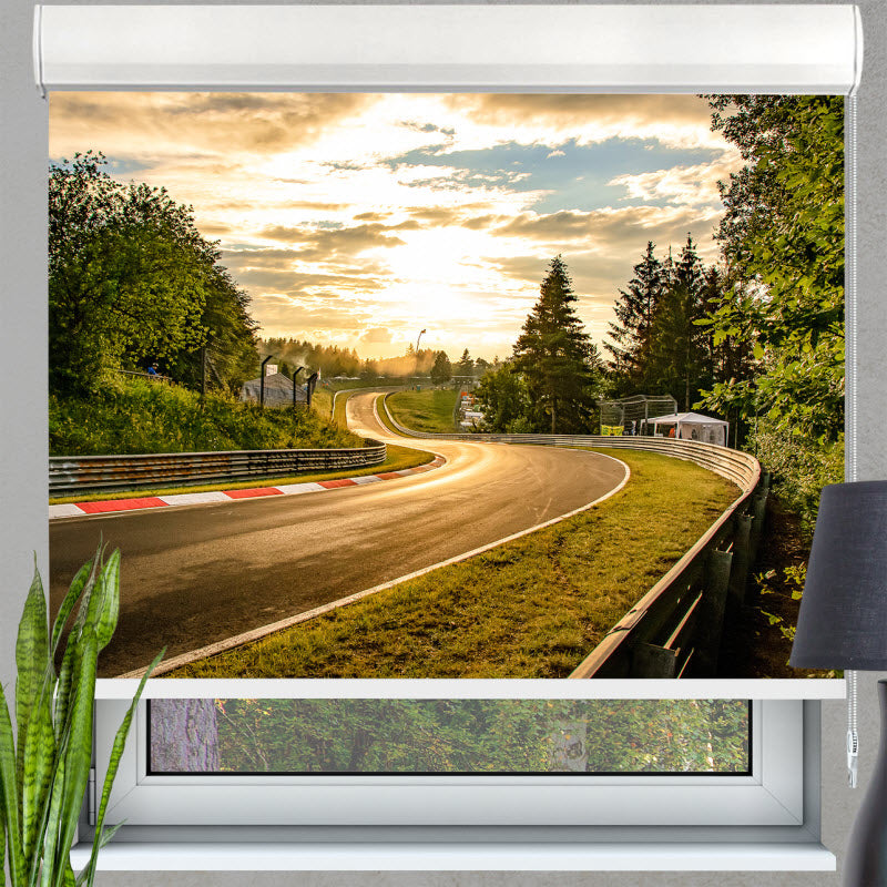 Kassettenrollo mit Motiv: Sonnenuntergang am Galgenkopf