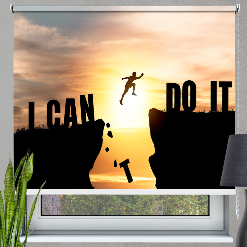 Rollo mit Motiv: Spruch - Motivation: I CAN DO IT