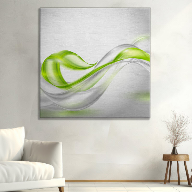 Leinwand mit Motiv: Abstrakte grüne Effekte
