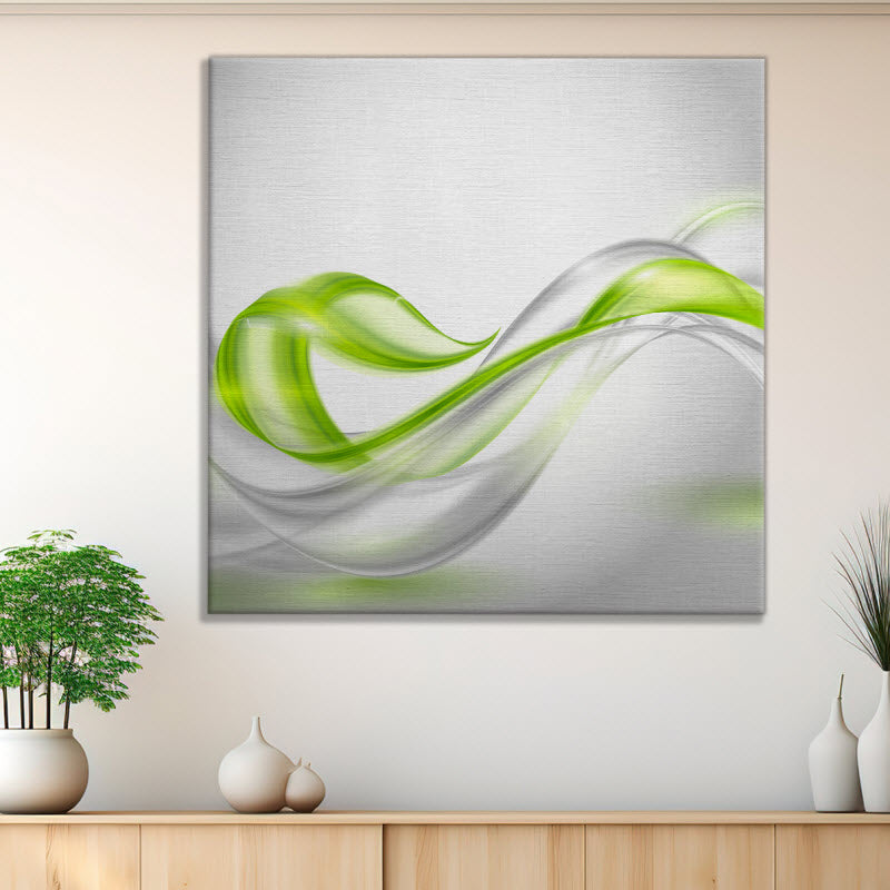 Leinwand mit Motiv: Abstrakte grüne Effekte