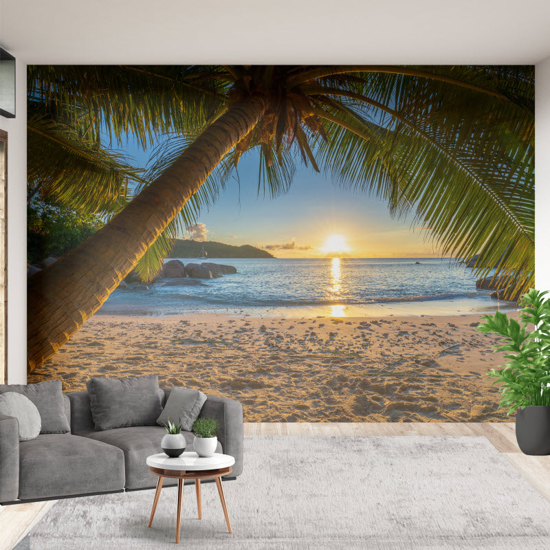 Tapete mit Motiv: Palme am Strand