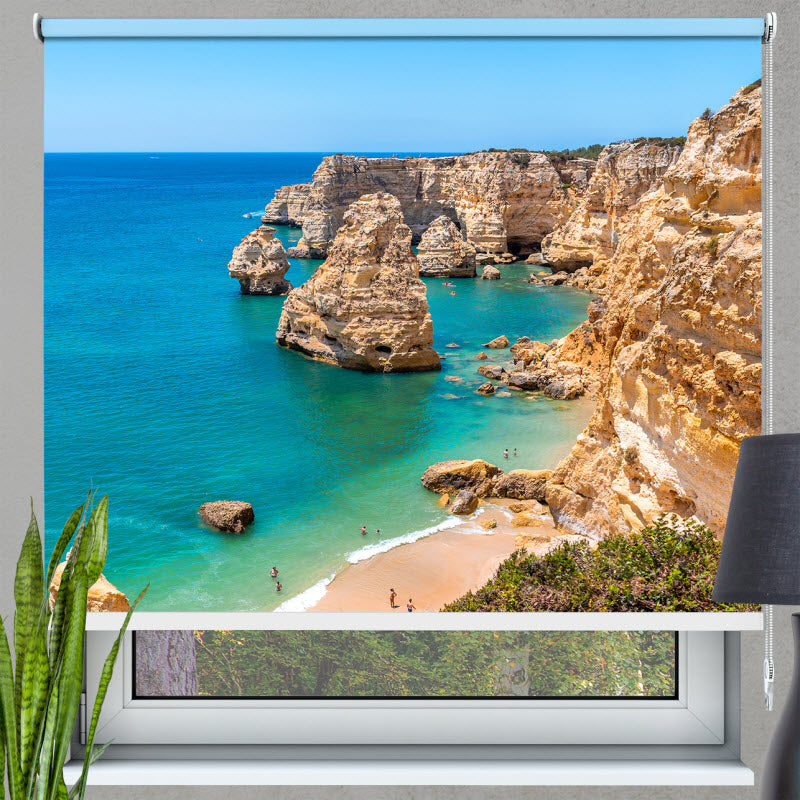 Rollo mit Motiv: Strand Marinha/Portugal