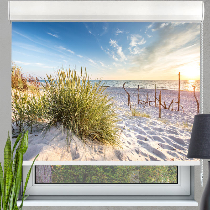 Kassettenrollo mit Motiv: Ostsee Küste