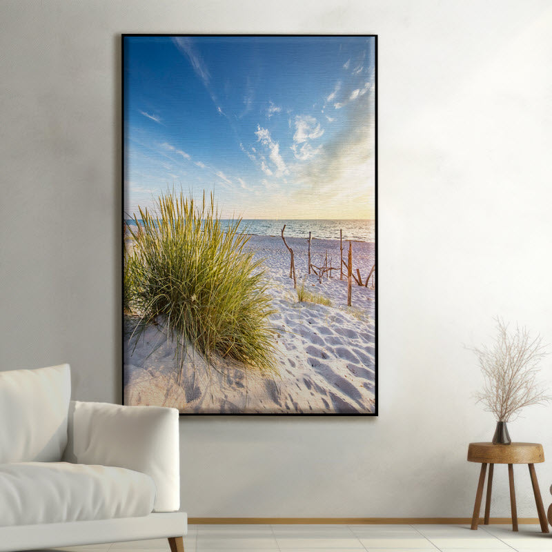 Textilspannrahmen mit Motiv: Ostsee Küste