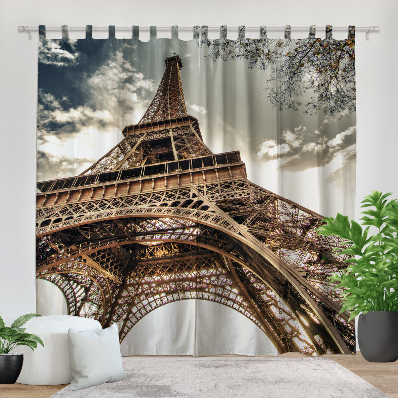 Fotovorhang: Unter dem Eifelturm