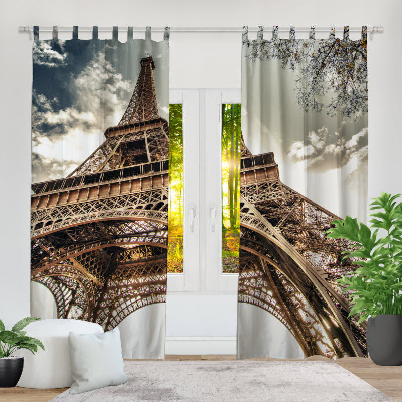 Fotovorhang: Unter dem Eifelturm