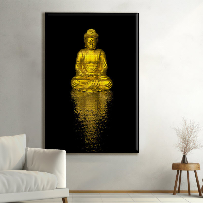 Akustikstoff mit Motiv: Buddha