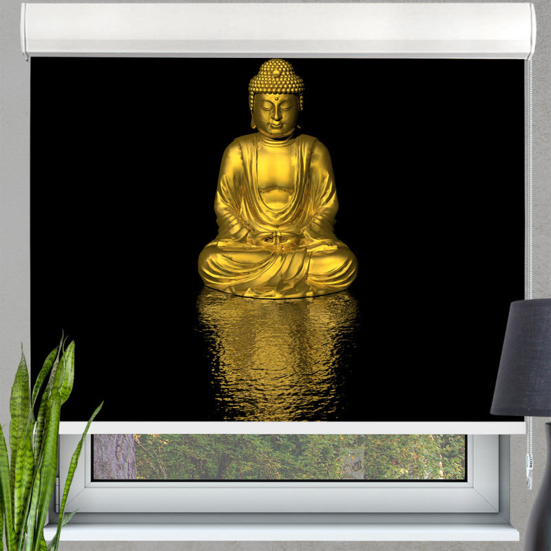 Kassettenrollo mit Motiv: Buddha